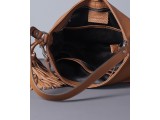 GINA Hobo - In Natural Milled Leather - Blue Navy-GX99-71