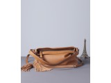 GINA Hobo - In Natural Milled Leather - Indian Red-GX99-43