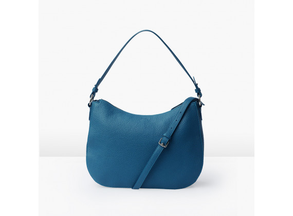 LUNA Hobo - In Natural Milled Leather - Egyptian Blue- GX01-72