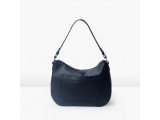 LUNA Hobo - In Natural Milled Leather - Black, GX01-10