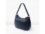 LUNA Hobo - In Natural Milled Leather - Black, GX01-10