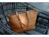 MAINO TOTE - In Natural Milled Leather - Brown-GZ59-20