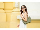 KIARA Tote bag - In Natural Milled Leather - Oliu