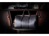 MISSION BAG -  In Natural Milled Leather - Black