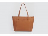 FAR-FLU Tote  - In Natural Milled Leather  - Brown- GP01-20