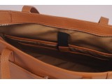 FAR-FLU Tote  - In Natural Milled Leather  - Brown- GP01-20