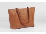 FAR-FLU Tote  - In Natural Milled Leather  - Brown- GP01-20