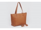 FAR-FLU Tote  - In Natural Milled Leather  - Brown- GP01-20