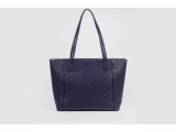 FAR-FLU Tote  - In Natural Milled Leather - Blue Navy- GP01-71