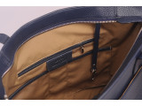 FAR-FLU Tote  - In Natural Milled Leather - Blue Navy- GP01-71