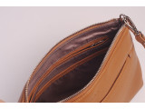  Crossbody bag - In Natural Milled Leather - Brown