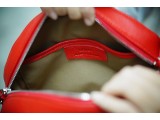 SWEET Crossbody - In Natural Milled Leather - Red, HZ32-35