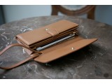 ALIS-In Natural Milled Leather -Brown