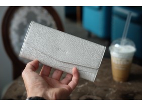 WALLET CERA - Ví nữ da thật - Trắng - HP71-01