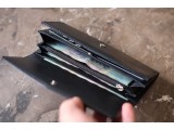 WALLET CERA - Ví nữ da thật - Đen - HP71-10