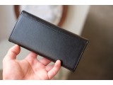 WALLET CERA - Ví nữ da thật - Đen - HP71-10