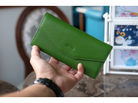 WALLET NAMIKO - Ví nữ da thật - Xanh lá - HP73-60