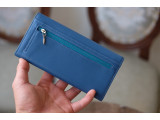 WALLET NAMIKO - Ví nữ da thật - Xanh coban - HP73-70