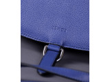 PUMBAA Crossbody - In Natural Milled Leather - Egyptian Blue