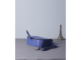 PUMBAA Crossbody - In Natural Milled Leather - Egyptian Blue