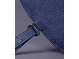 PUMBAA Crossbody - In Natural Milled Leather - Navy Blue