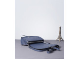 PUMBAA Crossbody - In Natural Milled Leather - Navy Blue