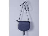 PUMBAA Crossbody - In Natural Milled Leather - Navy Blue