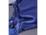 GINA Hobo - In Natural Milled Leather - Egyptian Blue-GX99-70