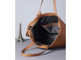 DEA TOTE - In Natural Milled Leather - Brown