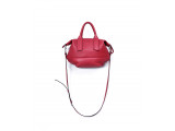 ELMO Crossbody - In Natural Milled Leather - Red- FQ16-30