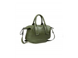 ELMO Crossbody- In Natural Milled Leather - Oliu green- FQ16 -61