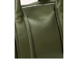 ELMO Crossbody- In Natural Milled Leather - Oliu green- FQ16 -61