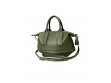 ELMO Crossbody- In Natural Milled Leather - Oliu green- FQ16 -61