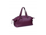 BIMO Shell - In Natural Milled Leather - Claret