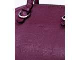 BIMO Shell - In Natural Milled Leather - Claret