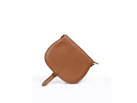 PUMBAA Crossbody - In Natural Milled Leather - Brown