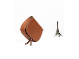 PUMBAA Crossbody - In Natural Milled Leather - Brown