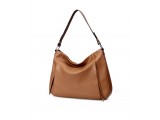 PATOO  Hobo - In Natural Milled Leather - Brown- FP11-20